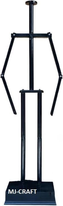 Medieval Wooden Armor Display Stand Knight Medieval Times Costume Display Stand Full Size Black