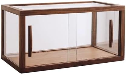Bakery Display Case, Wood Countertop Cabinet with Glass Doors, Pastry Display Case for Baked Goods Cookie Dessert Cupcake