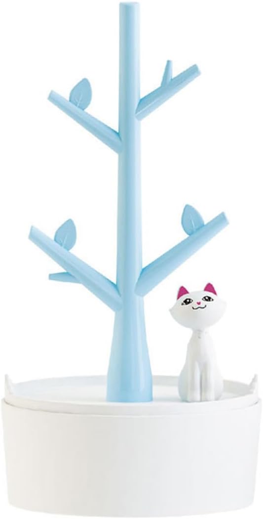 2pcs Display Racks Jewelry Rack Stand Display Jewelry Holder Stand Jewlery Jewelry Organizer Stand Ornament Display Stand Necklace Holder Earring Pearlescent Storage Rack (Bluex2pcs 10*