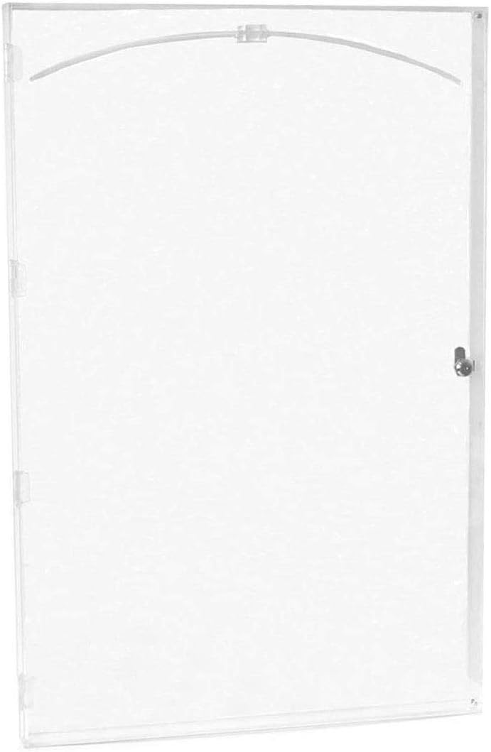 XL Large Football/Hockey Jersey Display Case Military Uniform Display Frame Police Uniform Motorcycle Jacket Shadow Box, 98% UV Protection (All Clear Acrylic Frame)