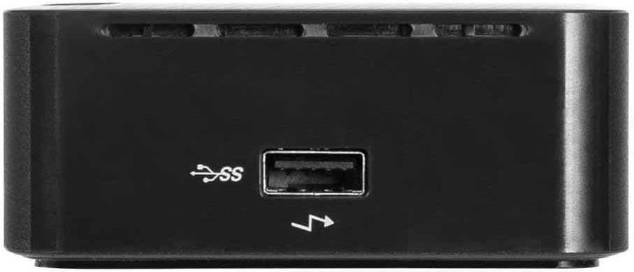 Targus USB-C Universal Docking Station with 100W Power Delivery (1x USB Type-C, 3 USB Type-A, 1 Audio Jack, 2 DisplayPort, 2 HDMI 2.0, 1 RJ-45, Support up to 2 UHD 4K Display) Bundle with Docztorm