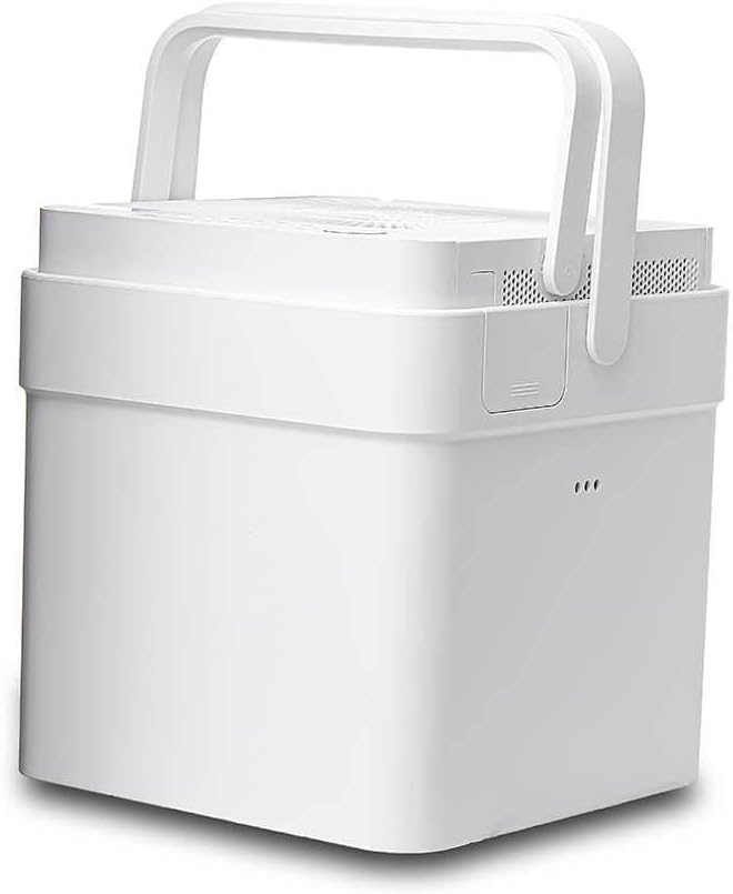 Midea Cube 50 Pint Dehumidifier for Basement and Rooms at Home for up to 4,500 Sq. Ft., Smart Control, Compatible with Alexa (White), Drain Hose Included