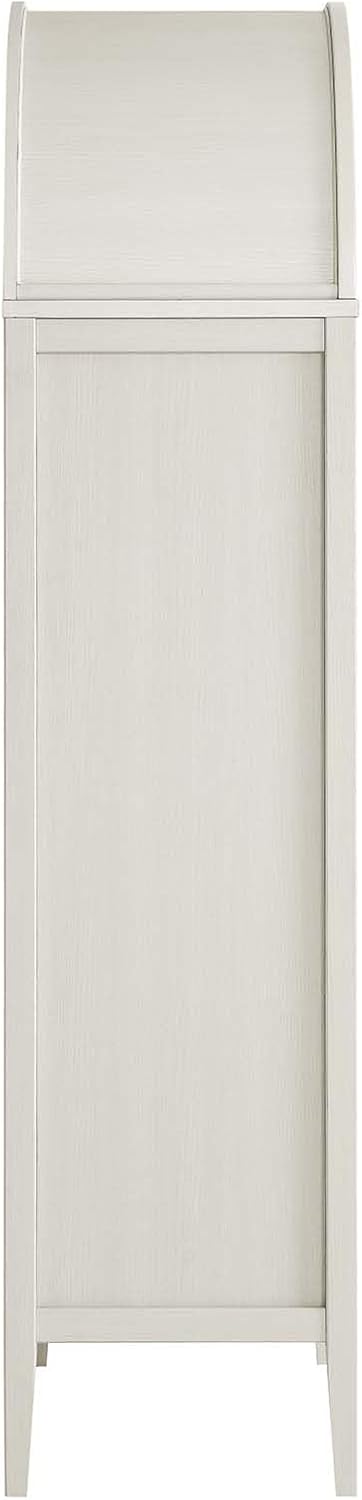 Modway EEI-6639-WHI-OAK Nolan Tall Arched Storage Display Cabinet, White Oak