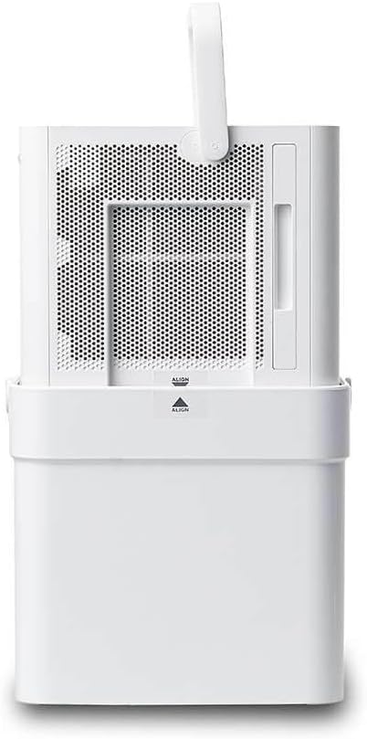 Midea Cube 50 Pint Dehumidifier for Basement and Rooms at Home for up to 4,500 Sq. Ft., Smart Control, Compatible with Alexa (White), Drain Hose Included