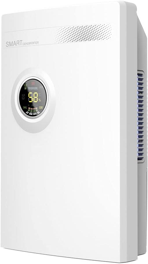 20 Pint Dehumidifier for Up to 1500 Sq Ft with Reusable Air Filter,Ideal for Basement, Bedroom,Bathroom,White