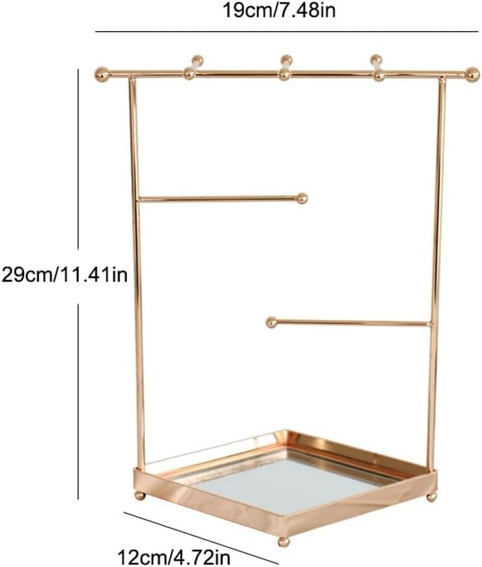 Jewelry Stand,Jewelry Organizer, Jewelry Storage Jewelry Display Rack Tray Ornament Ring Earrings Necklace Shelf Display Counter Storage Rack Jewelry Storage Rack Jewelry Display Stand