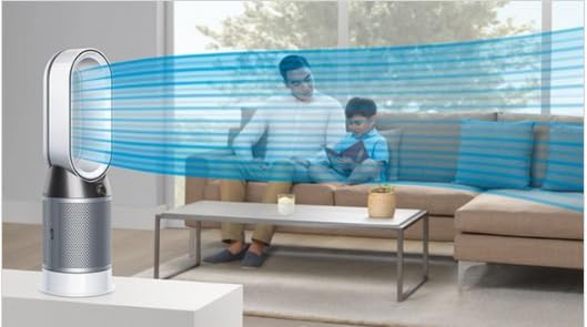 Dyson PurePure Hot + Cool Air Purifier, Heater + Fan - HEPA Air Filter HP04 385933-02 (Renewed)