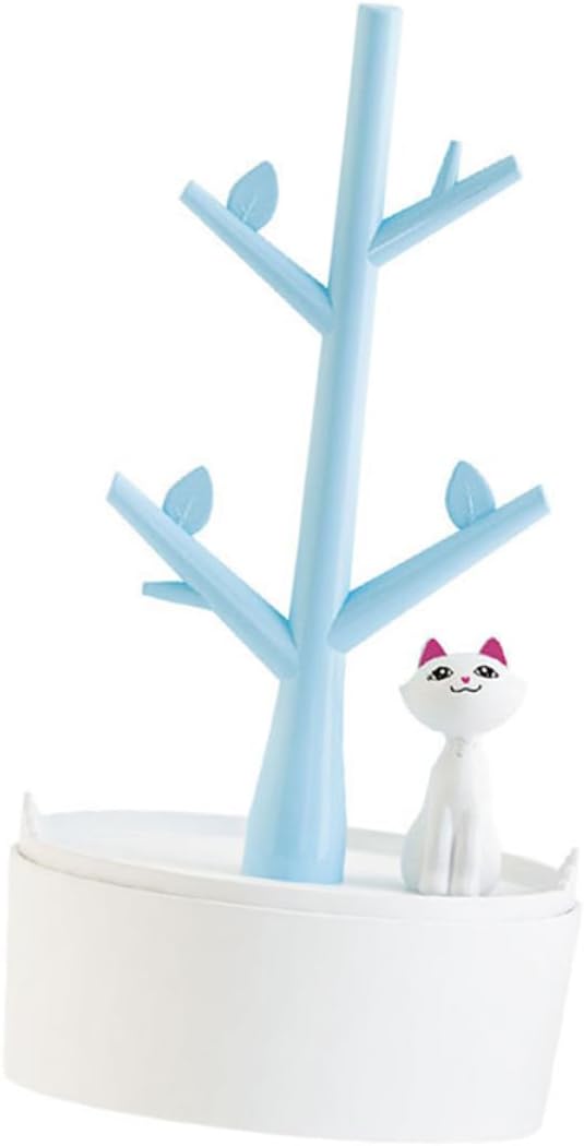2pcs Display Racks Jewelry Rack Stand Display Jewelry Holder Stand Jewlery Jewelry Organizer Stand Ornament Display Stand Necklace Holder Earring Pearlescent Storage Rack (Bluex2pcs 10*