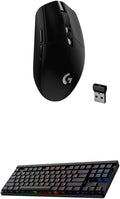 Logitech G305 Lightspeed Wireless Gaming Mouse + G515 TKL Wireless Gaming Keyboard (Tactile) Bundle: Black