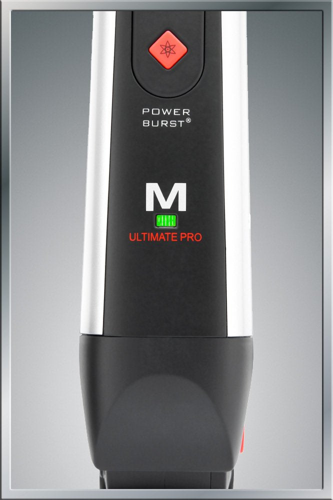 MANGROOMER Ultimate Pro Back Shaver with 2 Shock Absorber Flex Heads, Black and Red, 1 Count