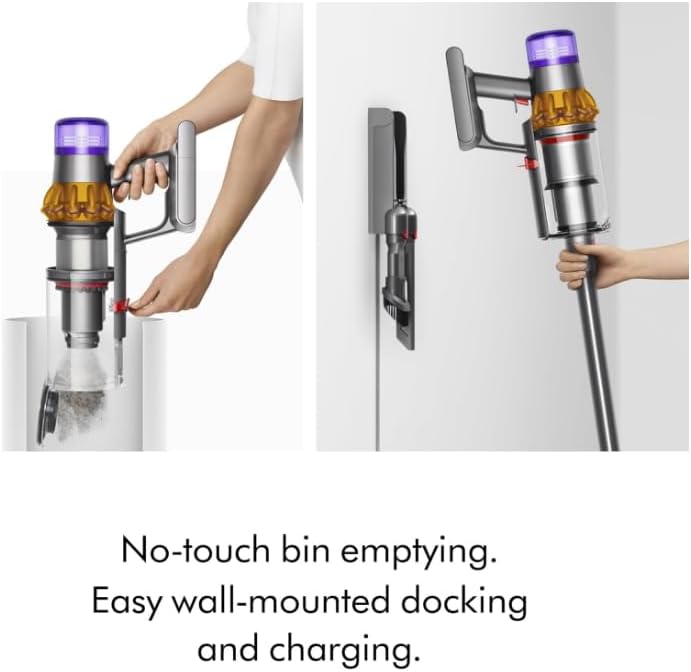 Dyson V15 Detect Cordless Stick Vaccum, Yellow/Nickel (Renewed)
