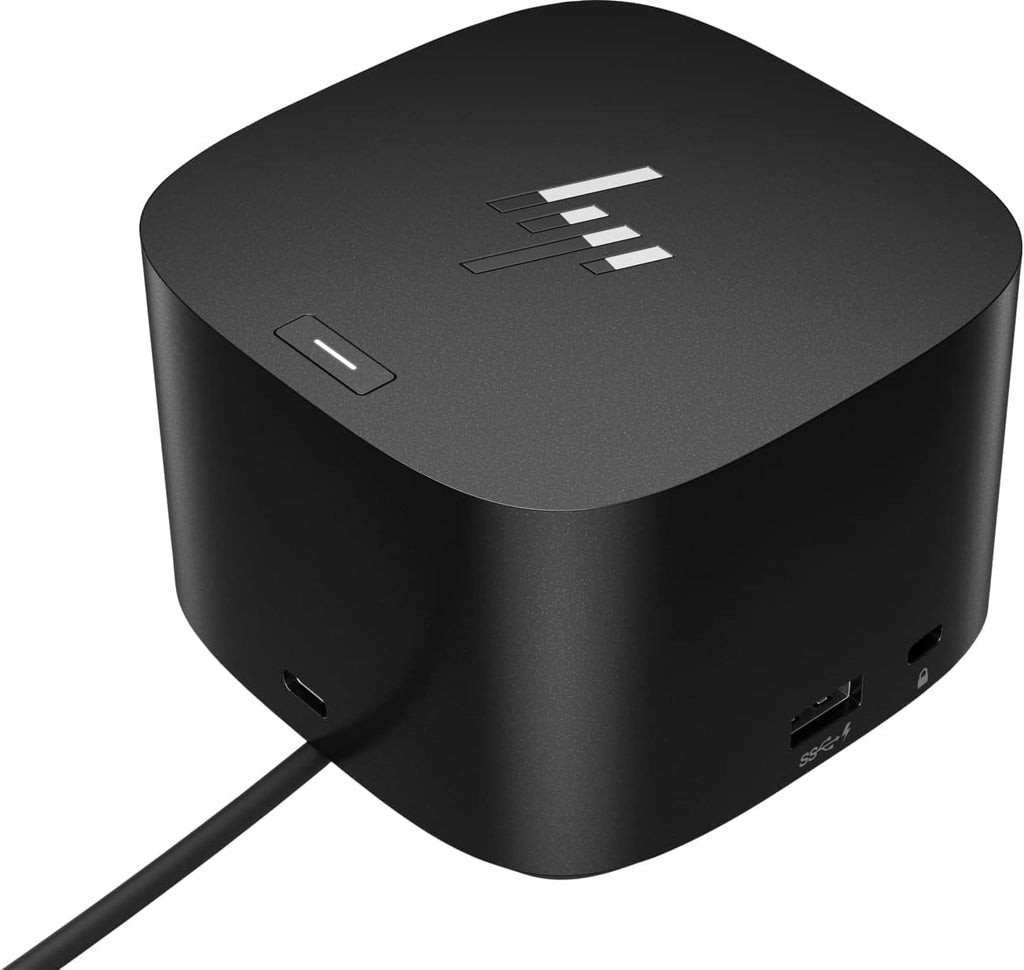 HP Thunderbolt Dock 280W G4 with Combo Cable, Thunderbolt 4, 5 USB, HDMI, 2 Display Port, RJ-45, with a Single Cable Connection to Any Brand Laptop (4J0G4AA#ABA) Bundle with Docztorm Hub