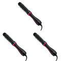 REVLON -Step Root Booster Hot Air Brush Styler and Dryer,Revive Styles and Add Volume to Hair with This Dryer Brush,1 ½ inch Barrel (Black),(Pack of 3)