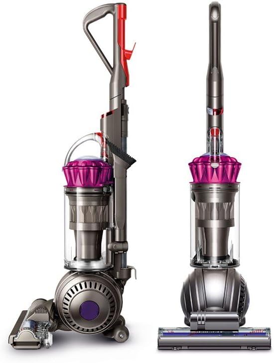 Dyson Ball MultiFloor Upright Vacuum: High Performance HEPA Filter, Bagless Height Adjustment,Strongest Suction,Telescopic Handle,Self Propelled Rotating Brushes, Fuchsia