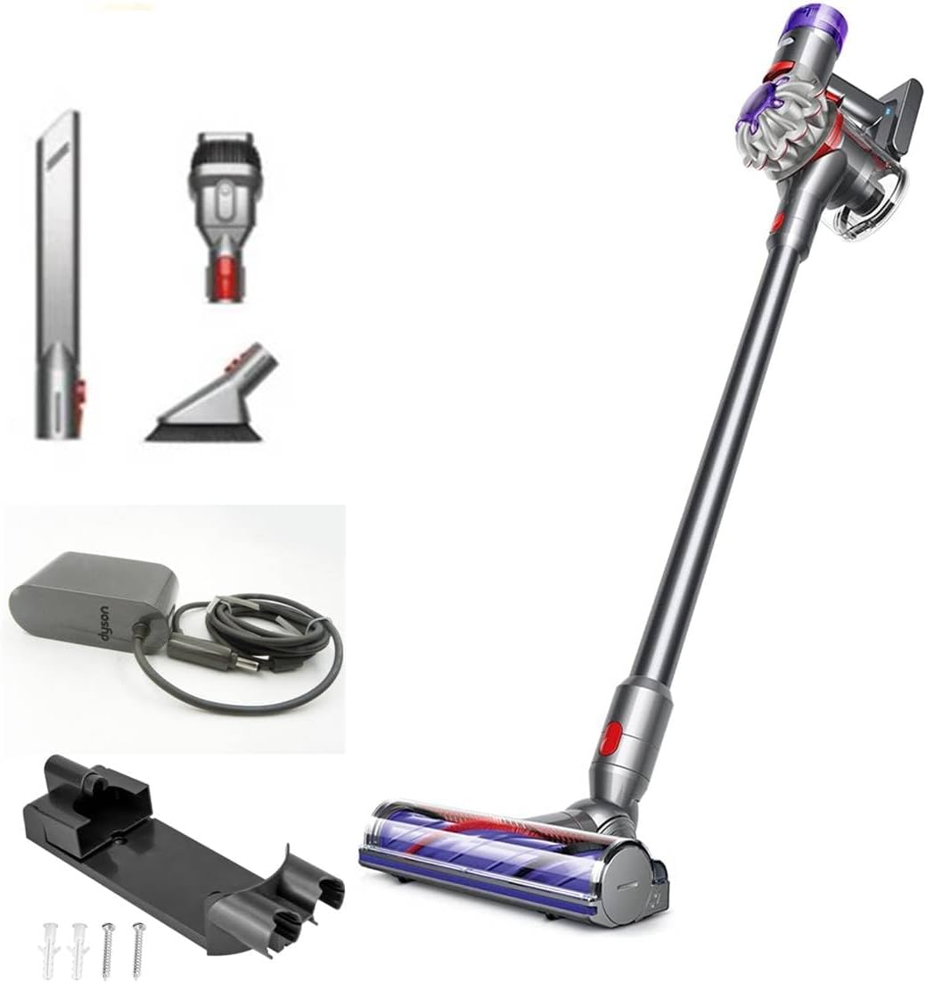 Dyson V8 Animal Extra Cordless Vacuum Cleaner, Silver/Purple