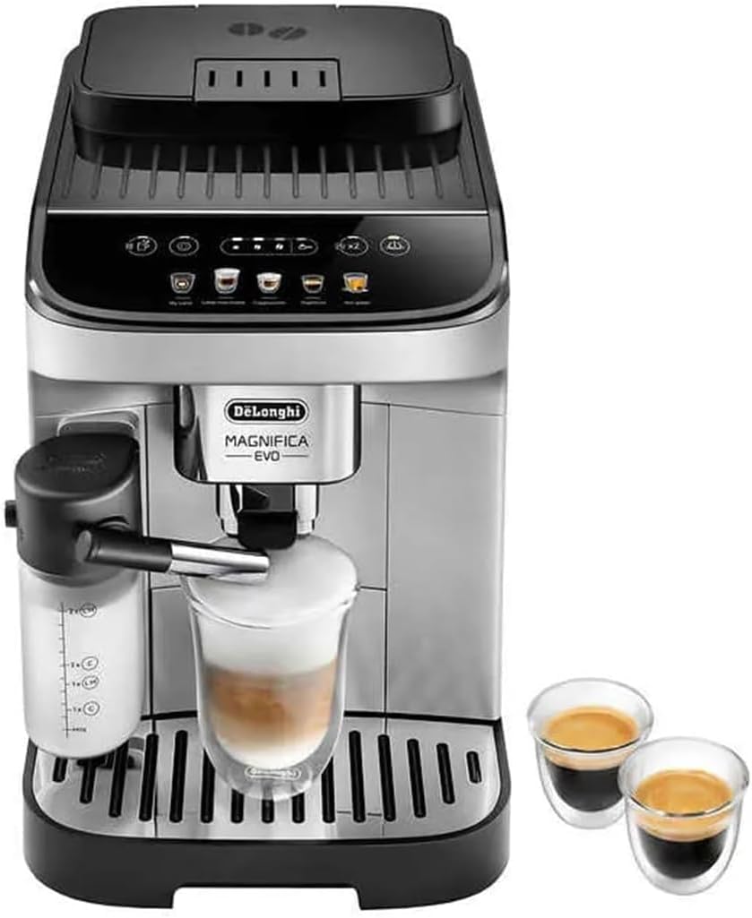 De'Longhi Magnifica Evo Espresso Machine with Automatic Frother, 5 Recipes, ECAM29063SB (Renewed)