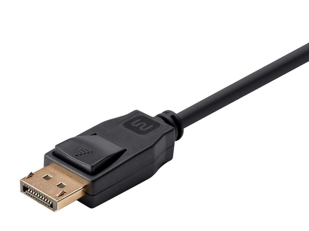 Monoprice DisplayPort 1.2a Cable - 10-Pack, Up to 4K (3840x2160p) 3D Video, High Bit Rate 2 (HBR2) 21.6 Gbps, 10 Feet, Black - Select Series