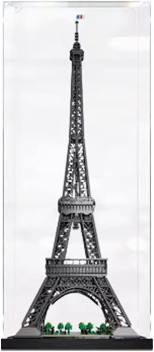 Acrylic Display case Designed for Lego 10307 Eiffel Tower Model, Lego Transparent Display Box, Used to Protect The Collectible Model - (Lego Sets are NOT Included) (Transparent-3)