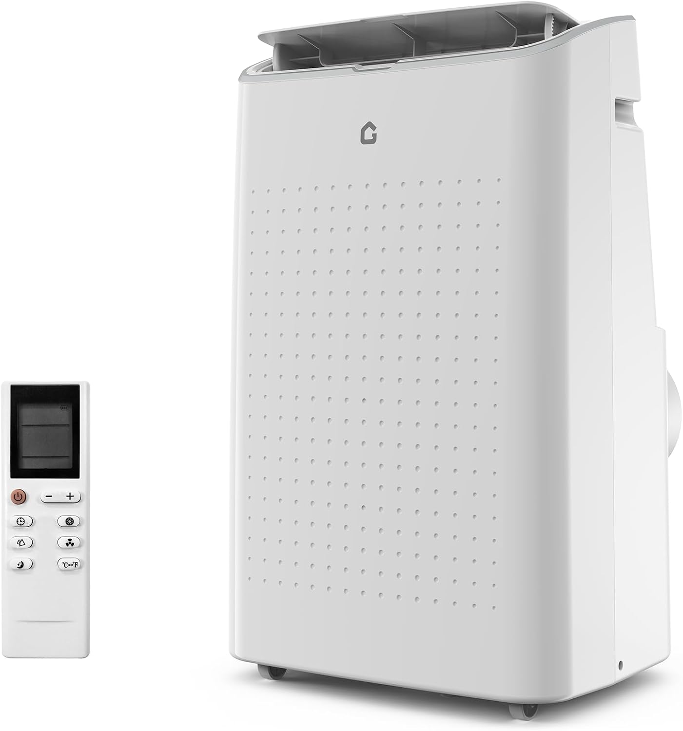 GarveeTech 14,000 BTU Portable Air Conditioner for 750 Sq.Ft - Drainage-Free 3 in-1 w/Cool, Dehumidifier & Fan, 50dB Quiet & No Tools Window Kit for Bedroom/Apartment/Office