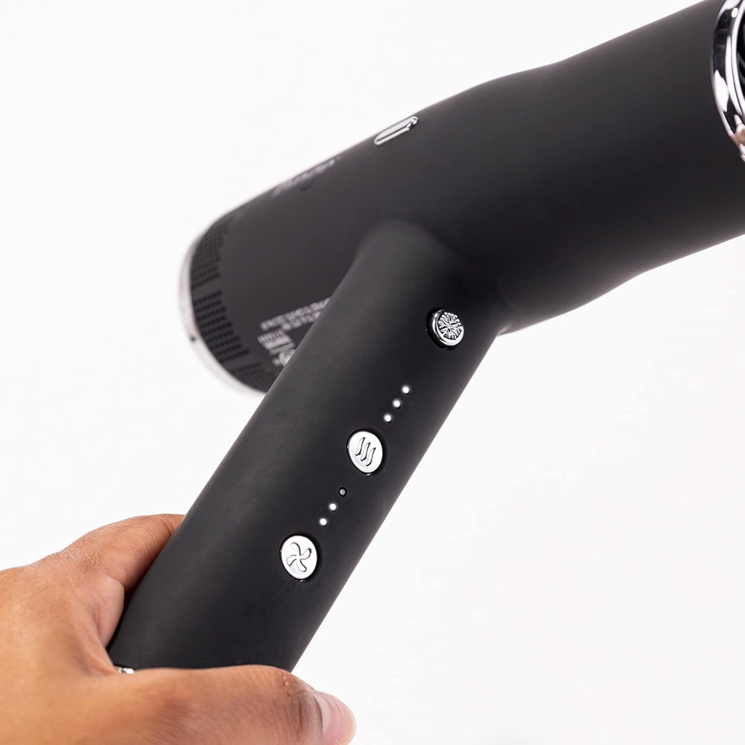 L'ANGE HAIR Le Styliste Hair Dryer | Quiet Brushless Blow Dryer with Diffuser | 1875 Watts for 4X Faster Drying | Hairdryer with 3 Heat & Speed Settings | Best Hair Dryers for Blowouts