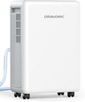 2000 Sq. Ft Dehumidifier for Basement, 30 Pint Dehumidifiers for Home, Bedroom and Bathroom, 3 Modes Dehumidifier with Drain Hose, Smart Humidity Control, 24H Timer, Child Lock (White)