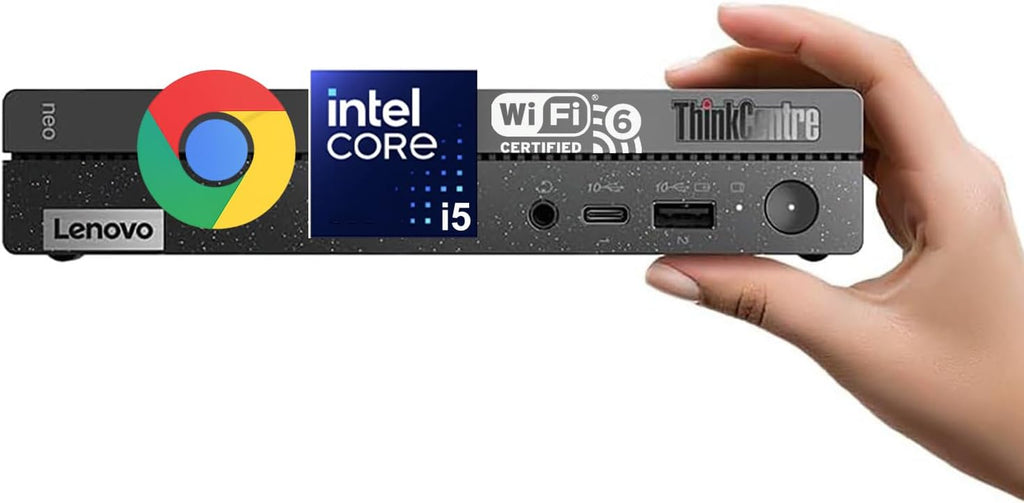 Lenovo ThinkCentre Neo 50q Gen4 Chromebox Mini PC | i5-13420H (8 Cores, Up to 4.6GHz) | 8GB RAM, 128GB SSD | ChromeOS Flex | WiFi 6, RJ45
