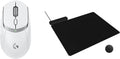 Logitech G309 Lightspeed Wireless Gaming Mouse + Powerplay 2 Wireless Charging Mouse Pad Bundle - White