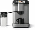 Espresso Machine, Built-in Grinder Coffee Maker with TFT Color Screen, Automatic Milk Frother Coffee Machine, 20 Bar Pump + 15 Grind Settings, 1.5L Water Tank + Auto Rinse, 120V 1350W, Star Gray