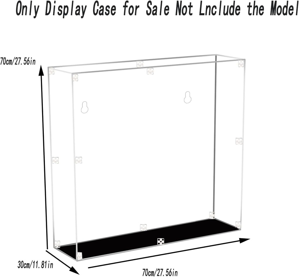 Acrylic Display Case for Lego 10365 Ship 27.56x11.81x27.56 inch (70x30x70cm)(NOT Included The Model)