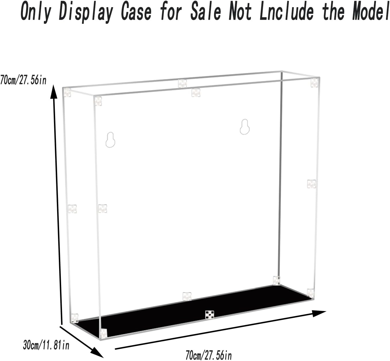 Acrylic Display Case for Lego 10365 Ship 27.56x11.81x27.56 inch (70x30x70cm)(NOT Included The Model)
