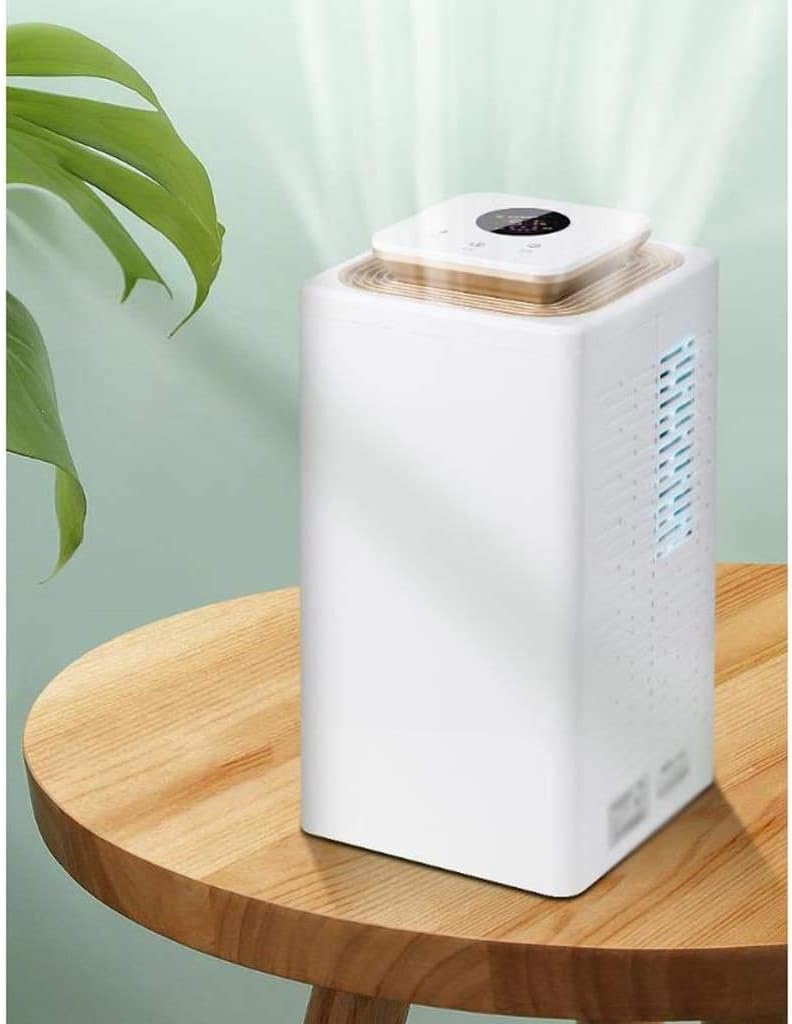 Dehumidifier for Home Basements Bedroom Garage, Removes 9 Gallons Moisture/Day in Spaces Up to 4500 Sq.Ft,1.18 Gallons Water Tank and Four Air Outlets