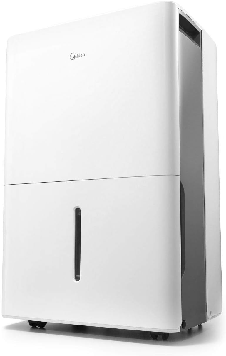 Midea 50 Pint Dehumidifier and Camco 4ft TastePURE Drinking Water Hose Bundle