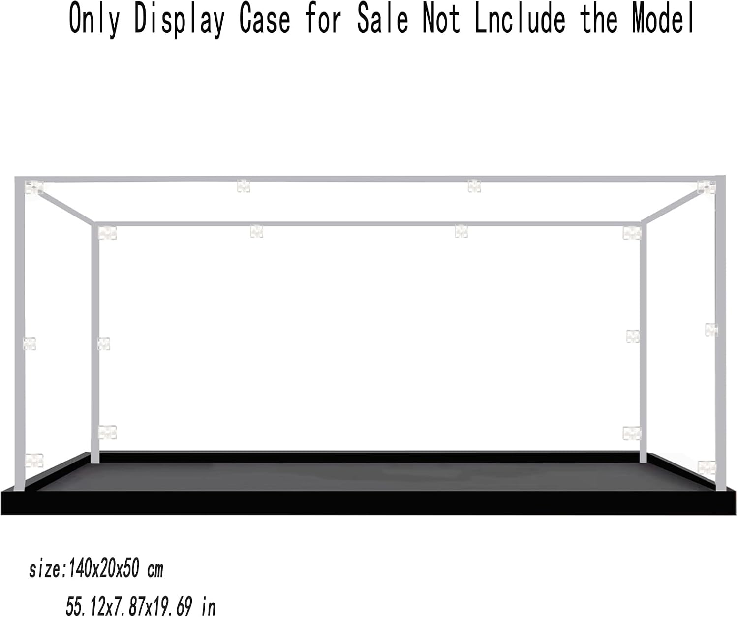 Acrylic Display Case for Lego 10294 Titanic (NOT Included The Model)