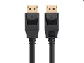 Monoprice DisplayPort 1.2a Cable - 10-Pack, Up to 4K (3840x2160p) 3D Video, High Bit Rate 2 (HBR2) 21.6 Gbps, 10 Feet, Black - Select Series