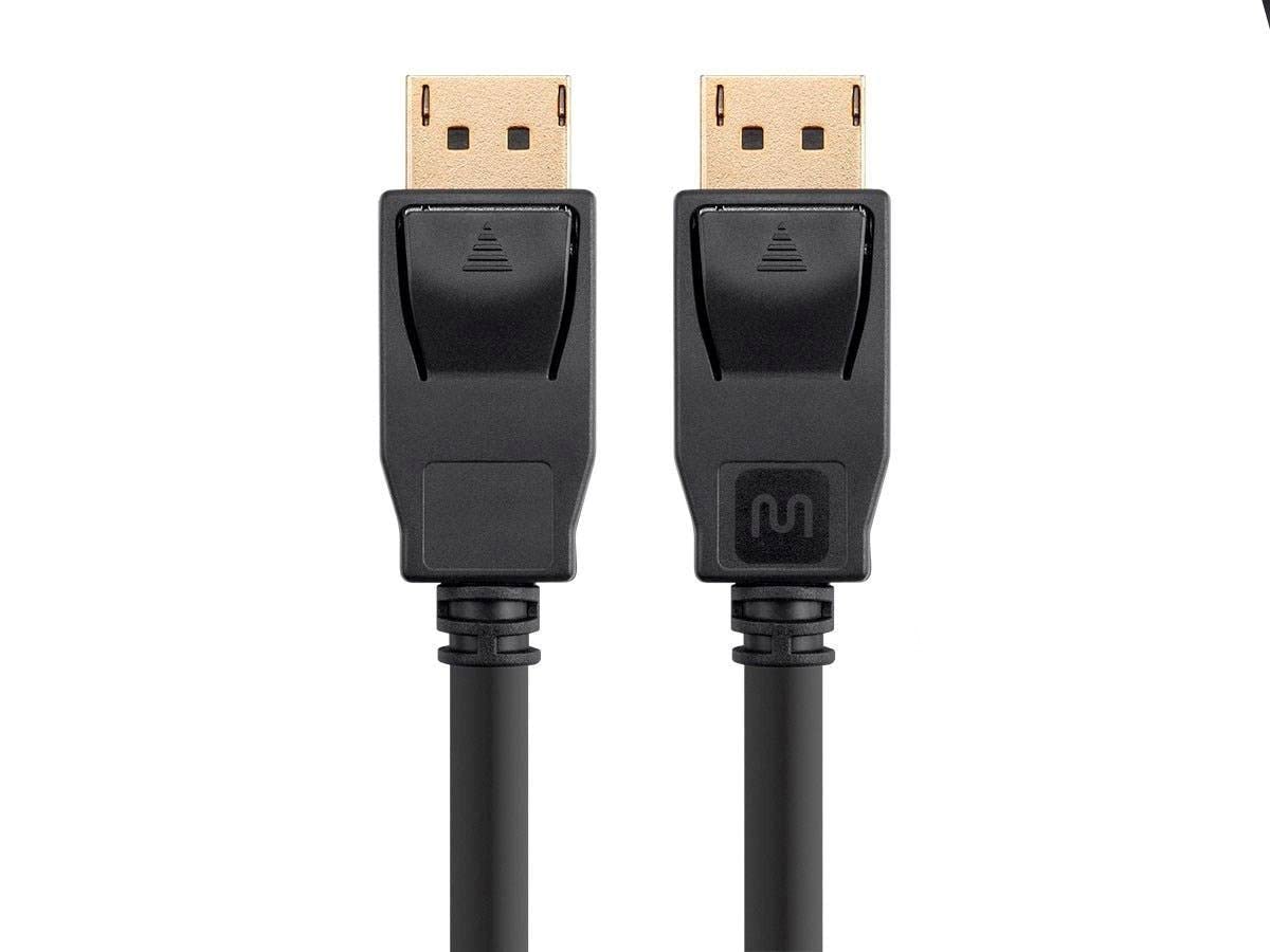 Monoprice DisplayPort 1.2a Cable - 10-Pack, Up to 4K (3840x2160p) 3D Video, High Bit Rate 2 (HBR2) 21.6 Gbps, 10 Feet, Black - Select Series