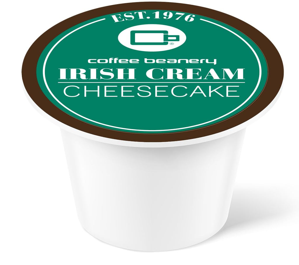 Irish Cream Cheesecake Coffee Pods by Coffee Beanery | 192ct Bulk Flavored Coffee Pods Medium Roast Coffee Pods| 100% Specialty Arabica Coffee| Gourmet Coffee Pods