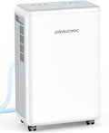 30 Pints Dehumidifier for Basement, 2000 Sq.Ft Dehumidifiers for Home with 3.3ft Continuous Drain Hose, 3 Modes Dehumidifier for Bathroom, Real-Time Humidity Display & Smart Control