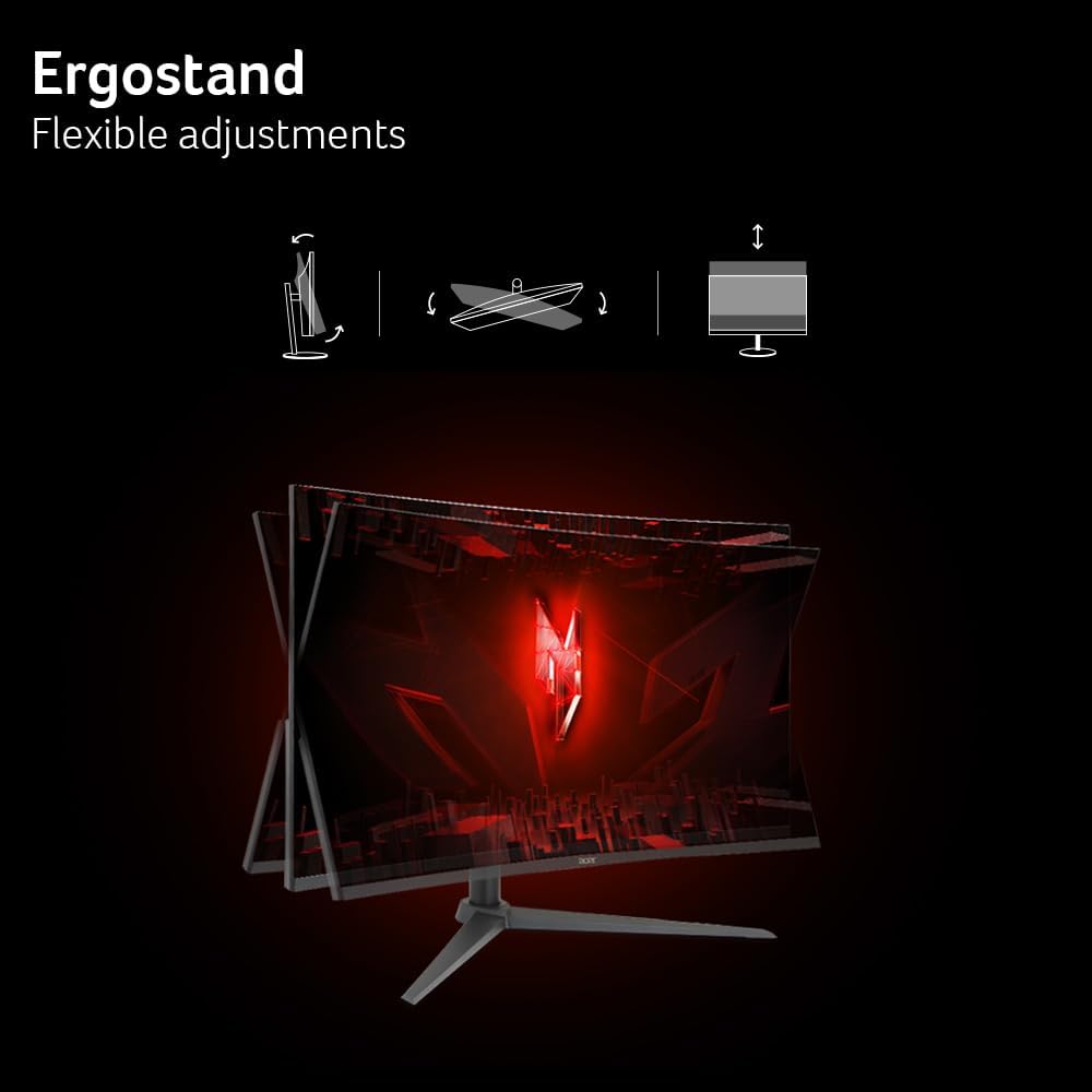 acer Nitro 31.5 Inch WQHD 2560 x 1440 1500R Curved PC Gaming Monitor | AMD FreeSync | Up to 180Hz Refresh | 1ms VRB | Speakers | One Display Port 1.4 & Two HDMI 2.0 | XZ320QU S3bmiiphx