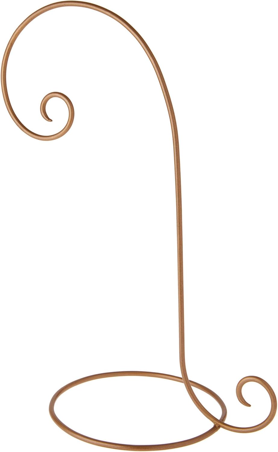 Bard's Wrought Iron Gold-Toned Ornament Stand, 18' H x 7.5' W x 10.25' D, Pack of 5