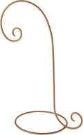 Bard's Wrought Iron Gold-Toned Ornament Stand, 18' H x 7.5' W x 10.25' D, Pack of 5