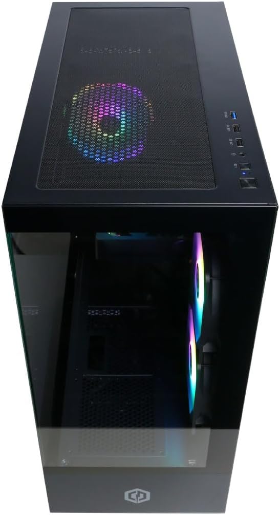 CyberPowerPC Gamer Master Gaming PC, AMD Ryzen 5 5500 3.6GHz, Radeon RX 6500 XT 4GB, 8GB DDR4, 500GB PCIe 4.0 SSD, WiFi Ready & Windows 11 Home (GMA3100A3)