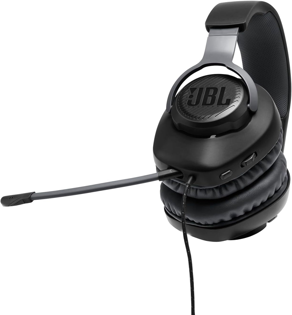 JBL Quantum 100 - Wired Over-Ear Gaming Headphones - Black,Large,(Pack of 4)