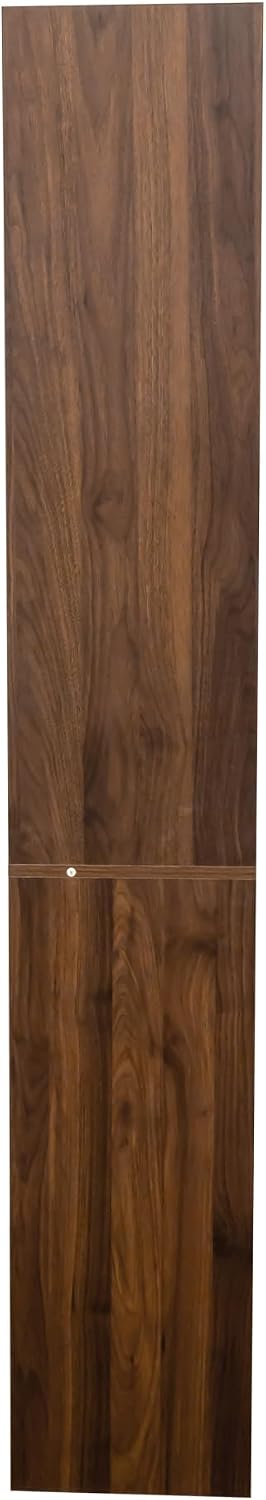 71' Wooden Melamine Finish Showcase Cabinet, Lego Display Case with 4-Tier Storage Shelves, Lego Display Shelves with 3 Side Drawers for Living Rooms, Home Offices, Kitchens, Walnut