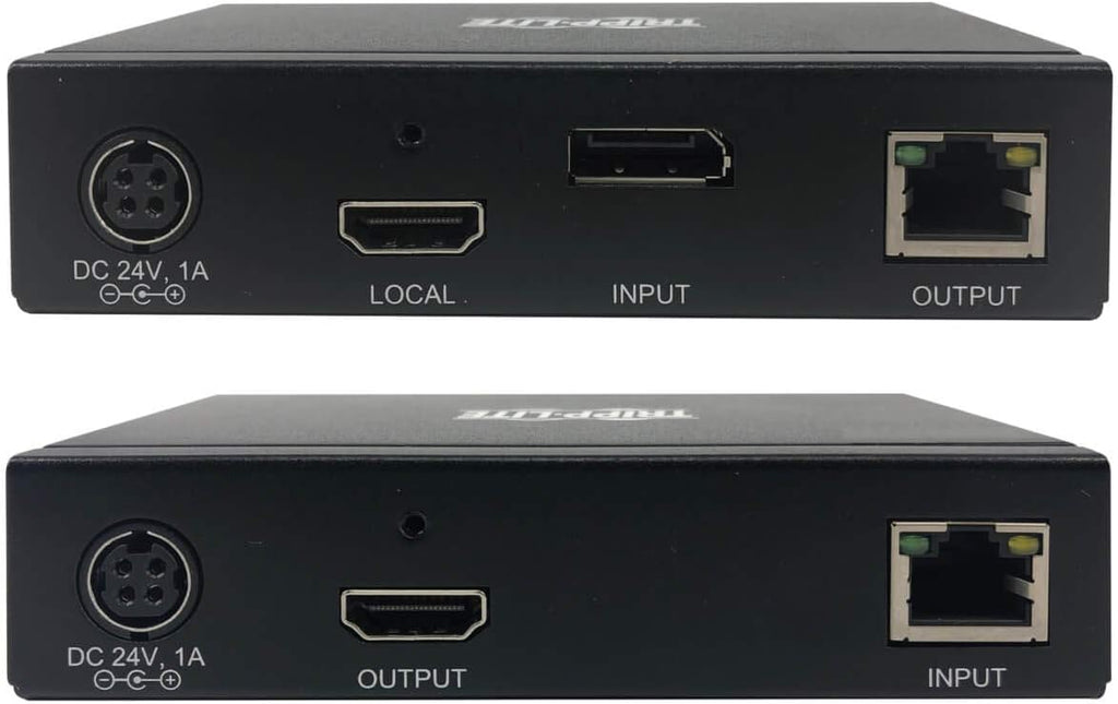 Tripp Lite DisplayPort to HDMI Over Cat6 Extender Kit w KVM Support 4K@60Hz (B127A-1A1-BDBH)