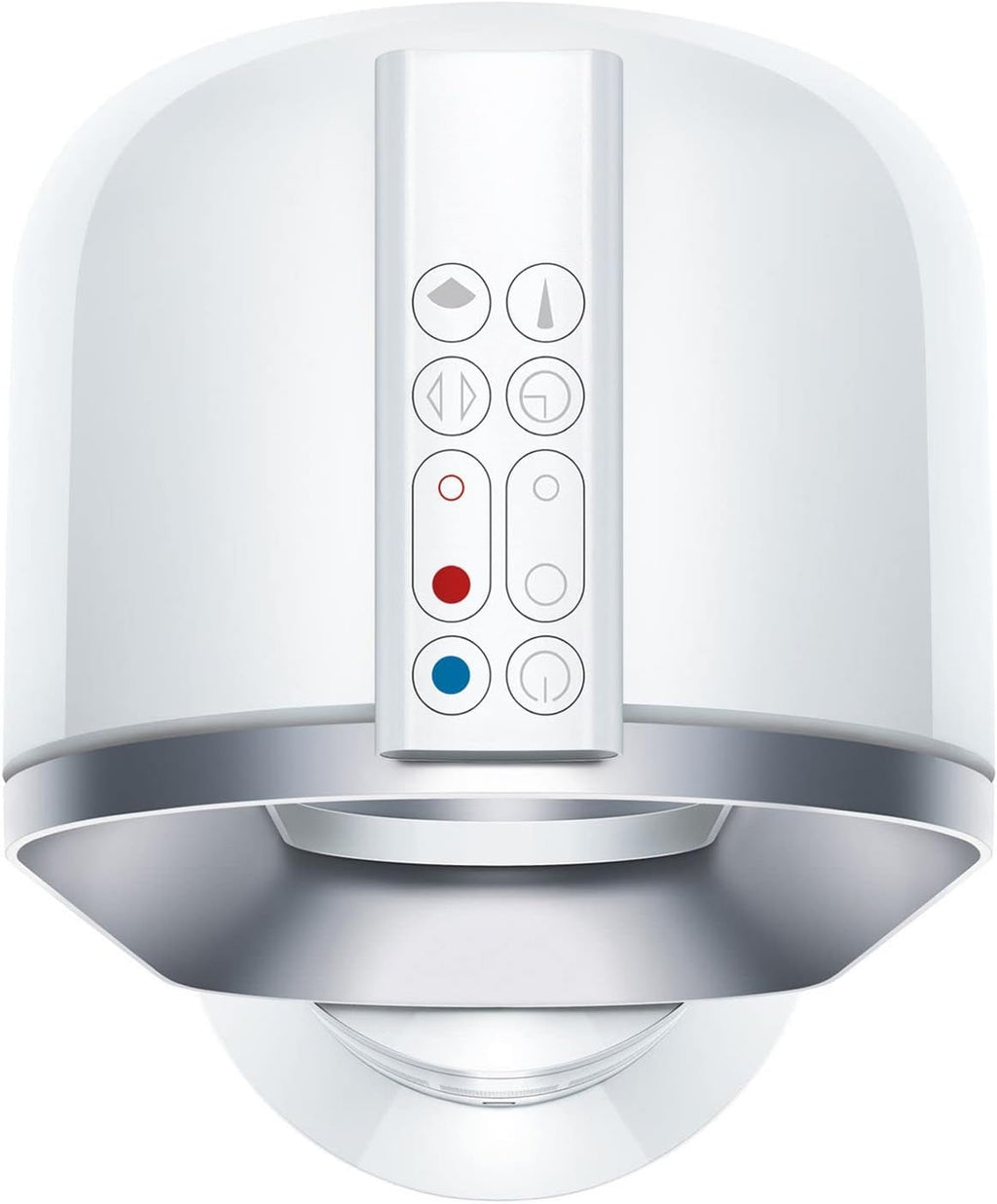 Dyson Hot+Cool AM09 Tower Bladeless Fan Heater - White/Silver (Renewed)