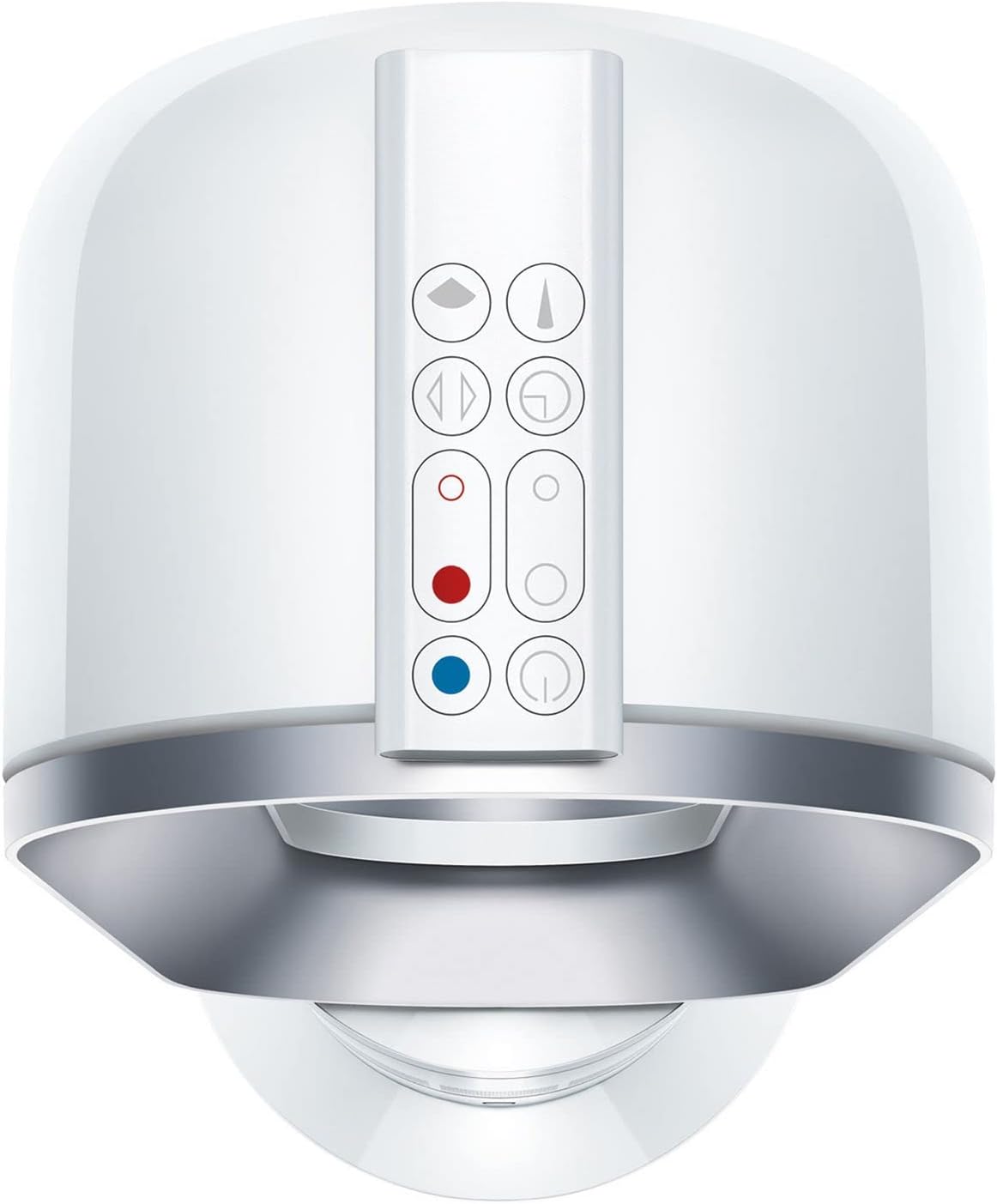 Dyson Hot+Cool AM09 Tower Bladeless Fan Heater - White/Silver (Renewed)