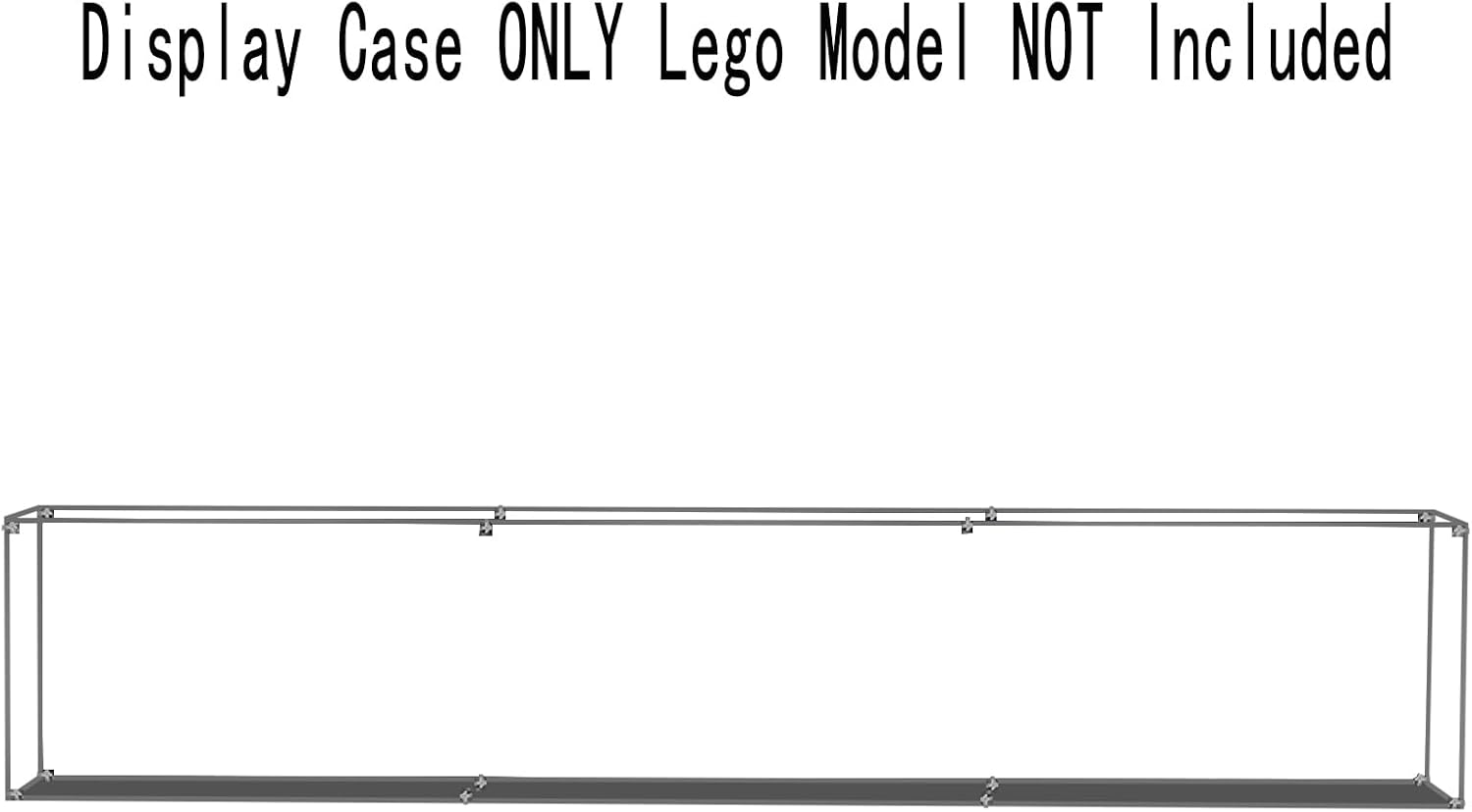 Acrylic Display Case for Lego 21344 The Orient Express Train Can Be Installed on The Wall Photo Frame 47.24' Lx5.91 Wx7.87 H ( 120x15x20cm)(NOT Included The Model)