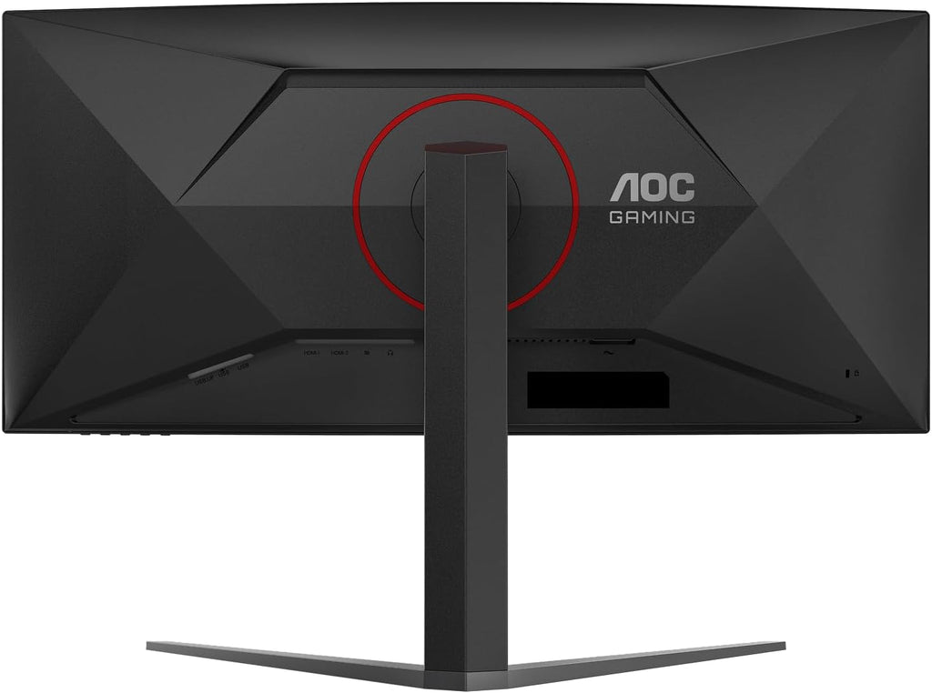 AOC CU34G4Z 34' Curved Ultrawide Gaming Monitor, UWQHD 3440 x1440 1500R 21:9, 240Hz 0.3ms MPRT, HDR 400, Display Port, HDMI, USB 3.2, AMD FreeSync Premium, Height Adjustable, 3-Year Zero-Bright-dot