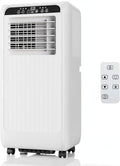 GarveeTech 8000 BTU Portable Air Conditioner, 3 in 1 AC Unit for 350 Sq.Ft. with Built In Dehumidifier, 2 Speed Fan, Timer, Remote, Led Display, Small Air Cooler for Bedroom RV, White