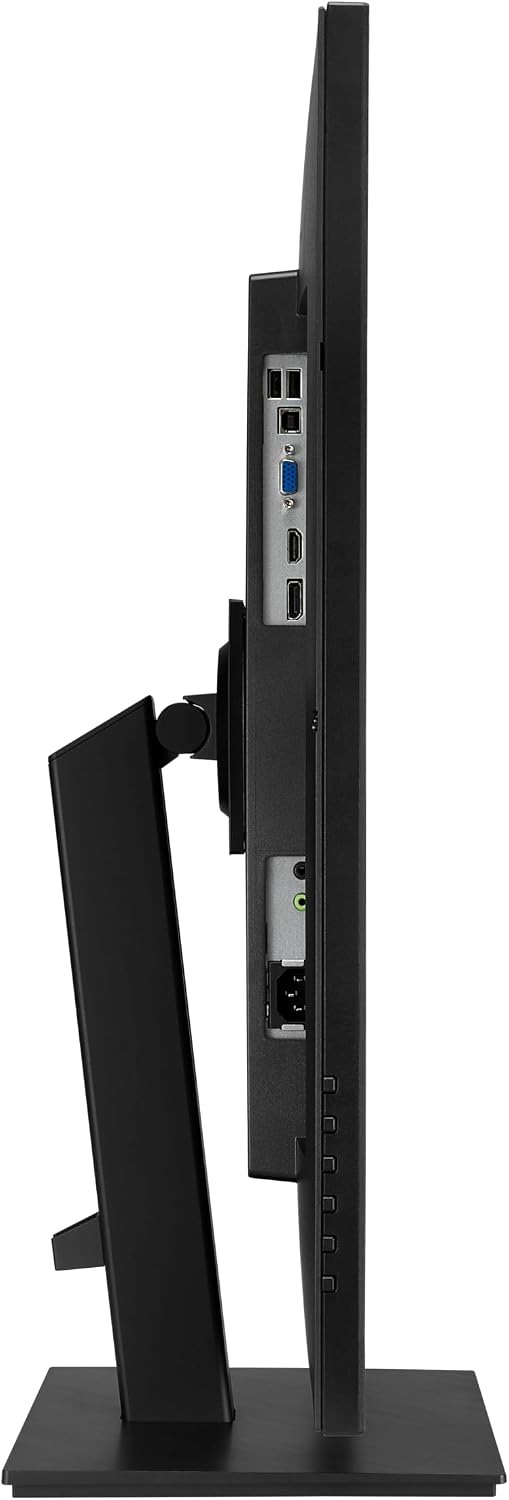 ASUS VA27DQSB 27' Monitor, 1080P Full HD, 75Hz, IPS, Adaptive-Sync, Eye Care, HDMI DisplayPort VGA USB Hub, Frameless, Ergonomic Design, VESA Wall Mountable,Black